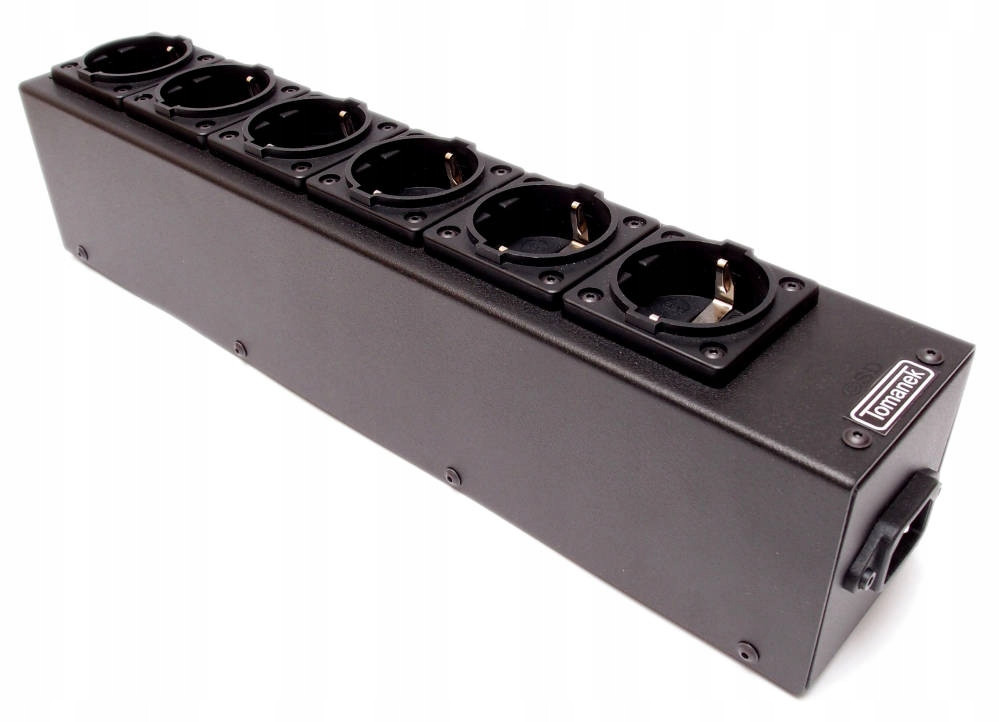 Tomanek TAP6S Zásuvková Lišta 6x Schuko Extra Kvalita Se Schafnnerovým Filtrem