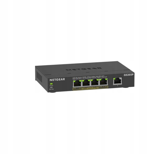 Přepínač nespravovatelný GS305P-300EUS PoE+ Gigabit 5portový Soho ze série