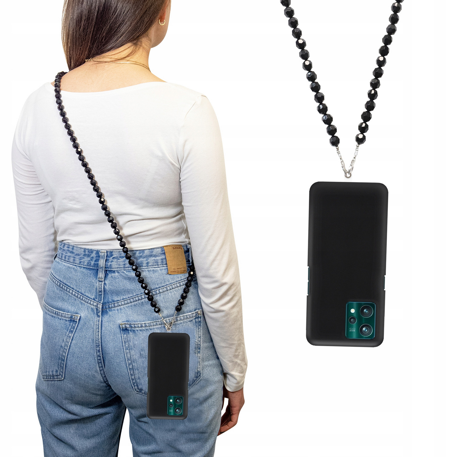 Pouzdro Mat Pro Realme 9 Pro Plus Quick Černé Perly