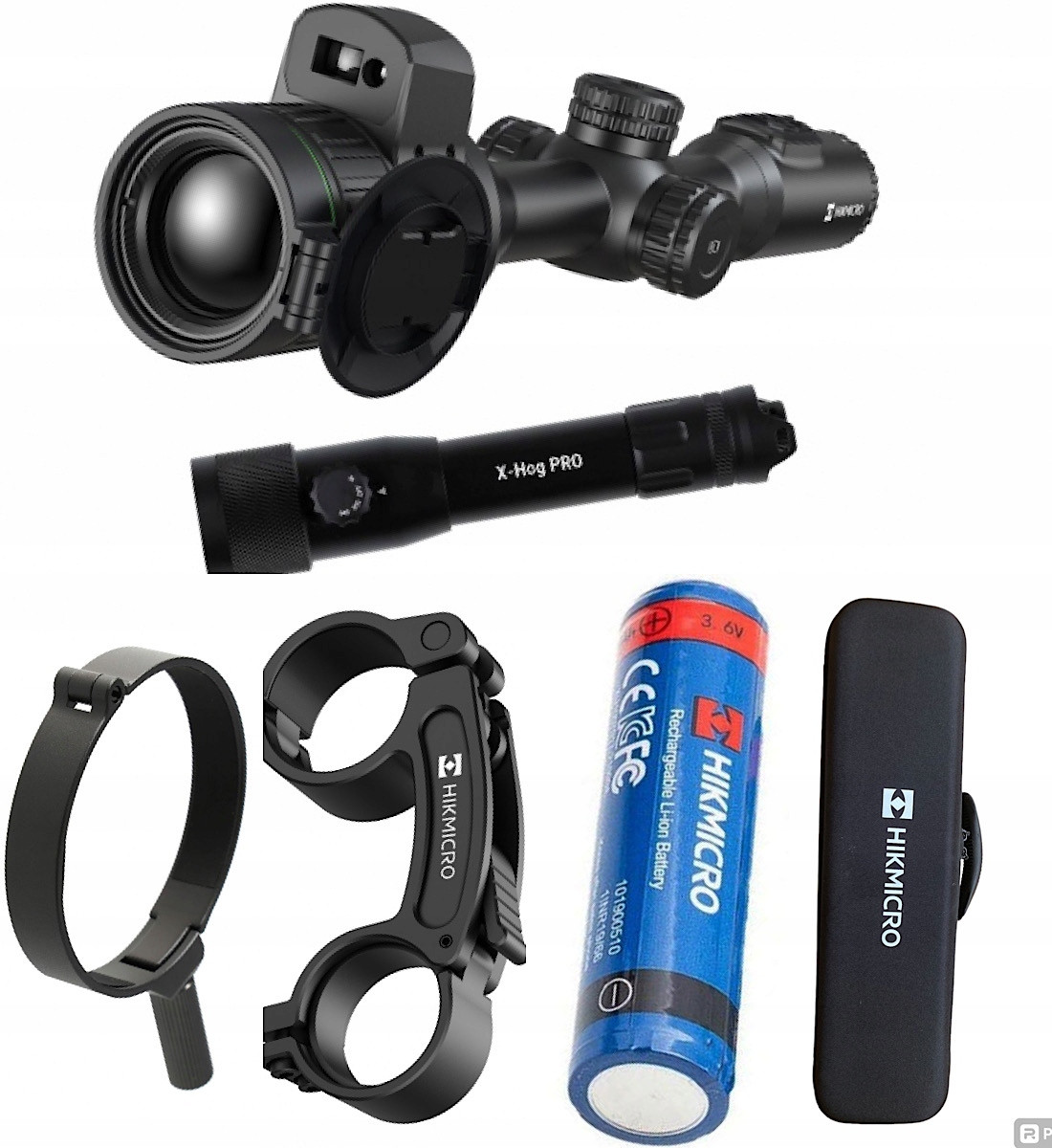 Zaměřovač nočního vidění Hikmicro Alpex 4K LRF+X-hog Pro 3v1 nebo Noxar Pro 4v1