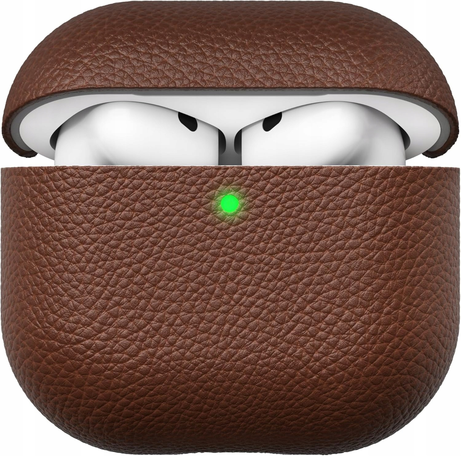 Pouzdro KeyBudz pro Apple AirPods 4 gen. , obal Kůže Hard case kryt
