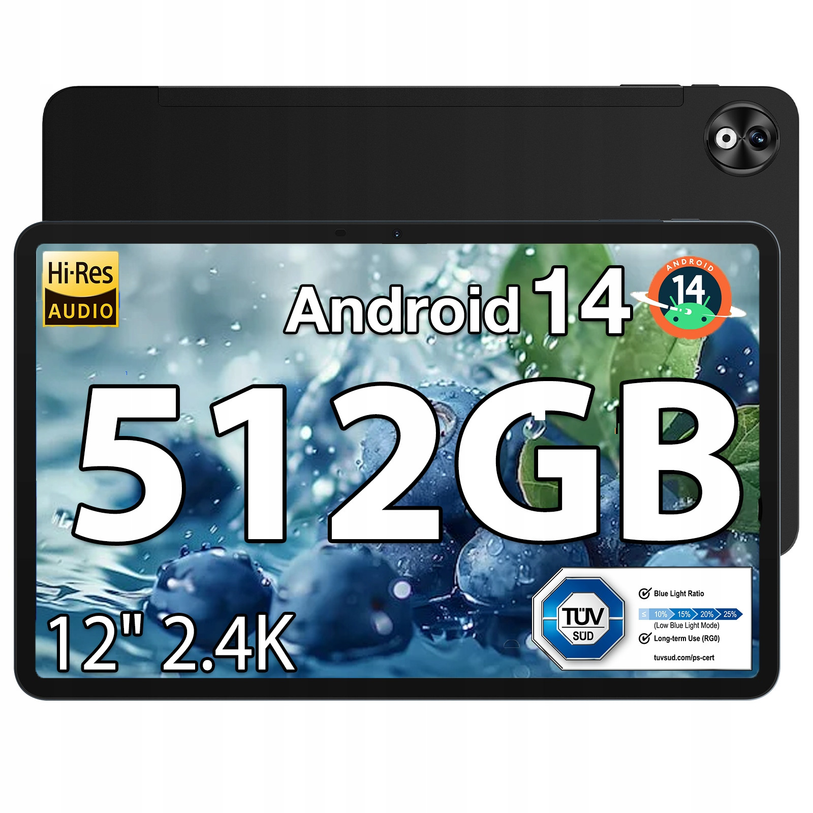 Doogee T40Pro Tablet Android14 10800mAh 12