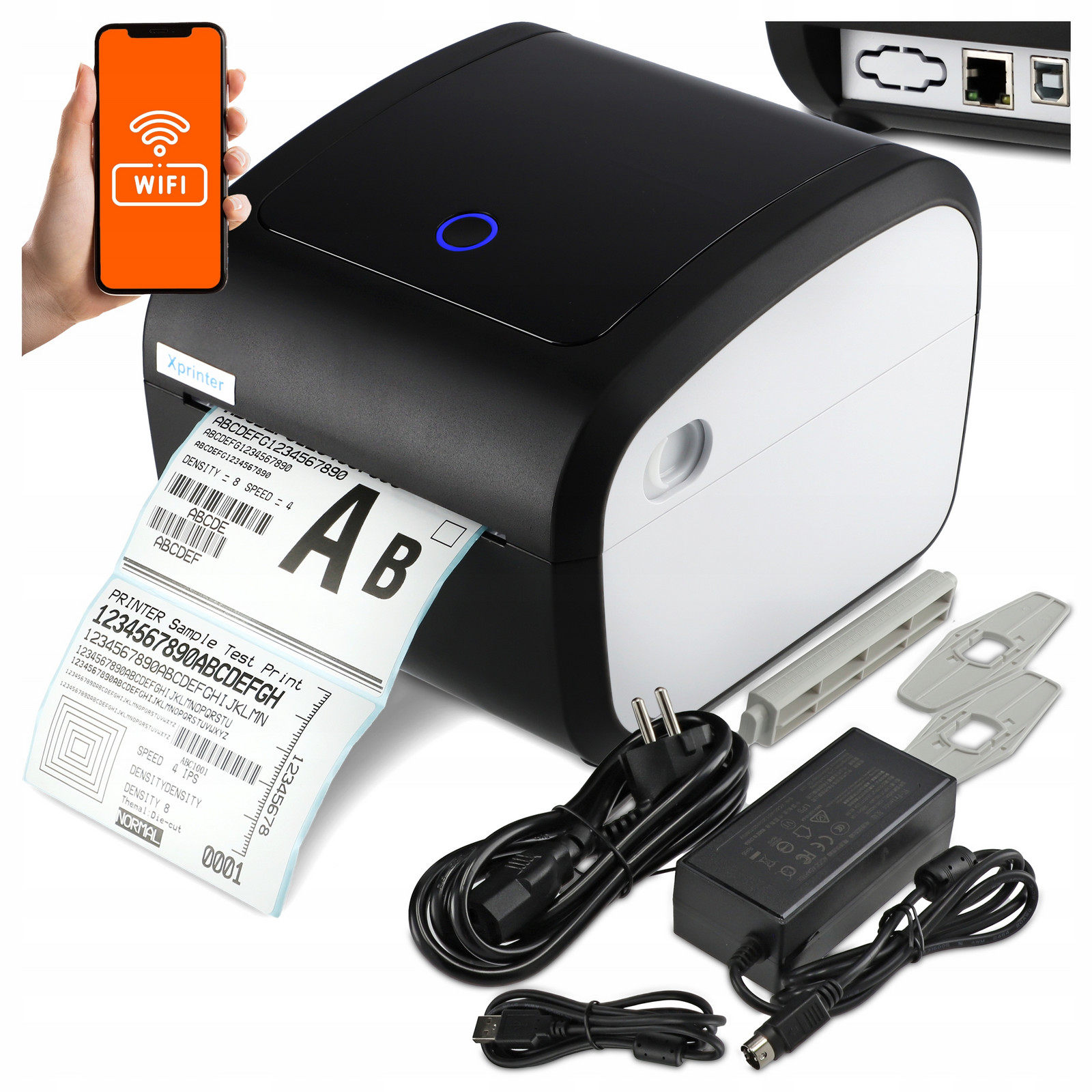 Tiskárna kurýrních štítků Tepelná Xprinter XP-423B Usb Lan WiFi