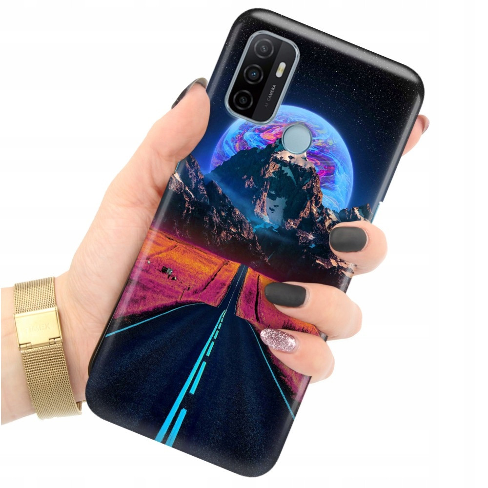 Pouzdro Pro Oppo A53s Astronaut Planety Case Vzory