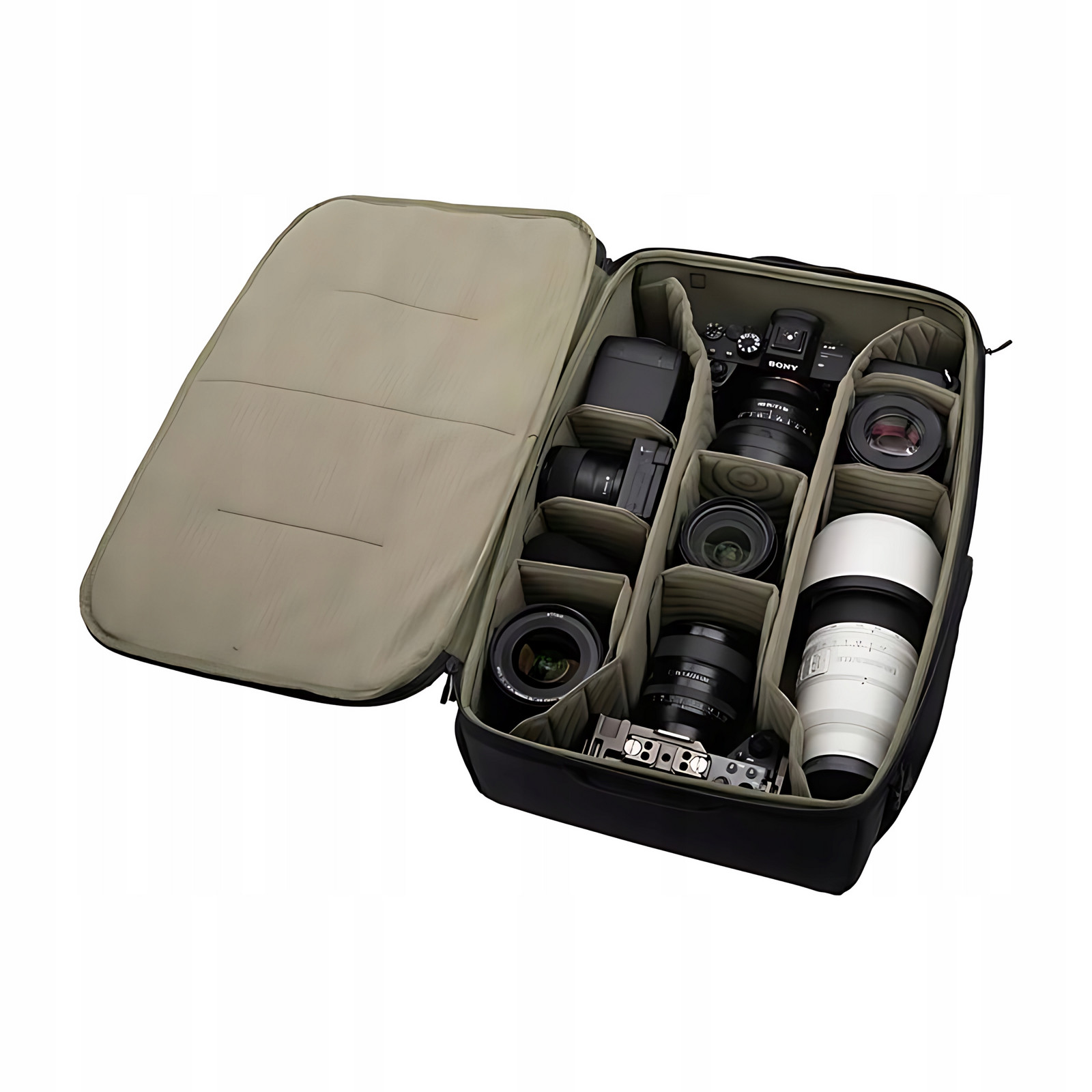 Pgytech Voděodolná vložka do batohu L Organizér Taška na objektivy fotoaparátu