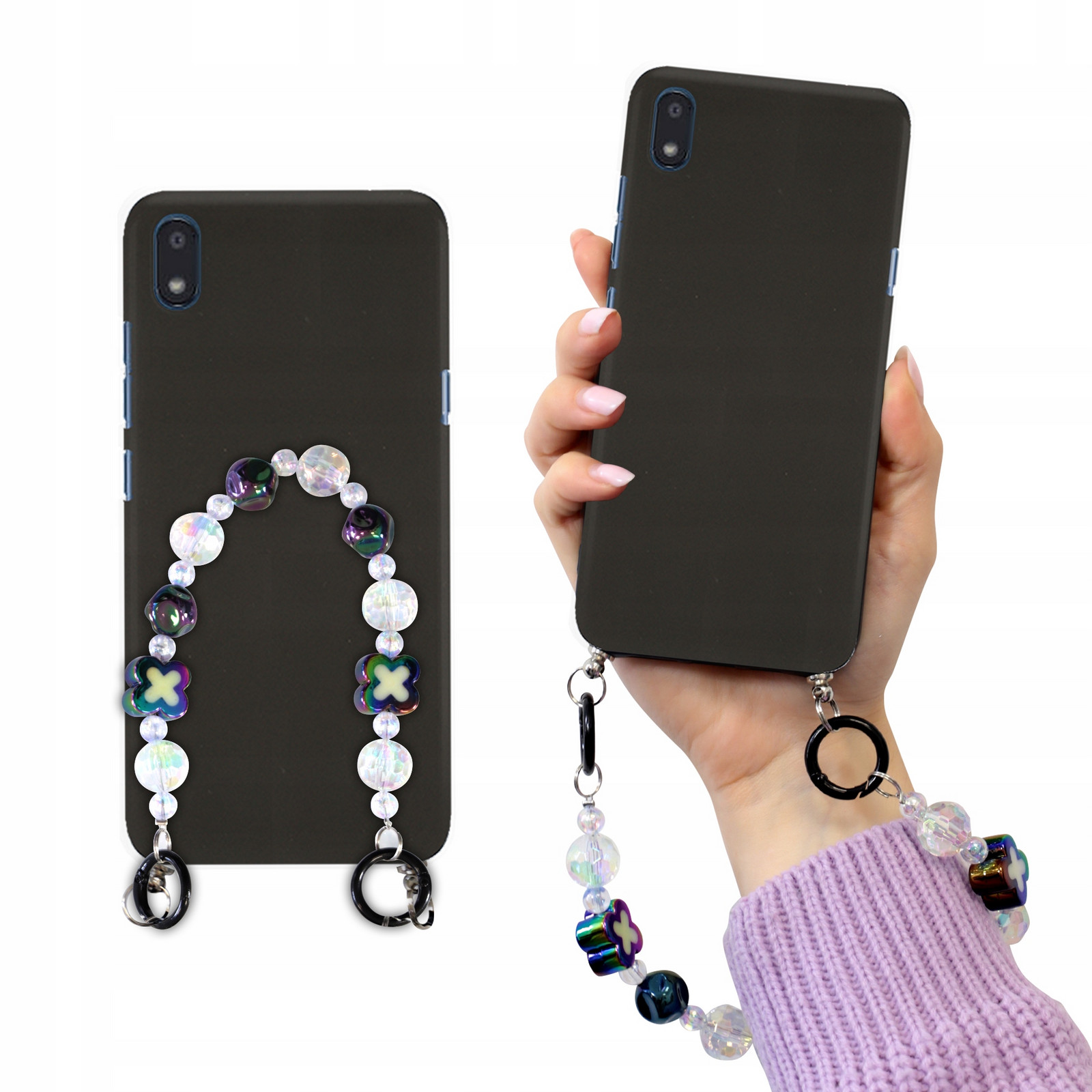 Pouzdro Matné Černé Pro Lg K20 Blink Korále Holo