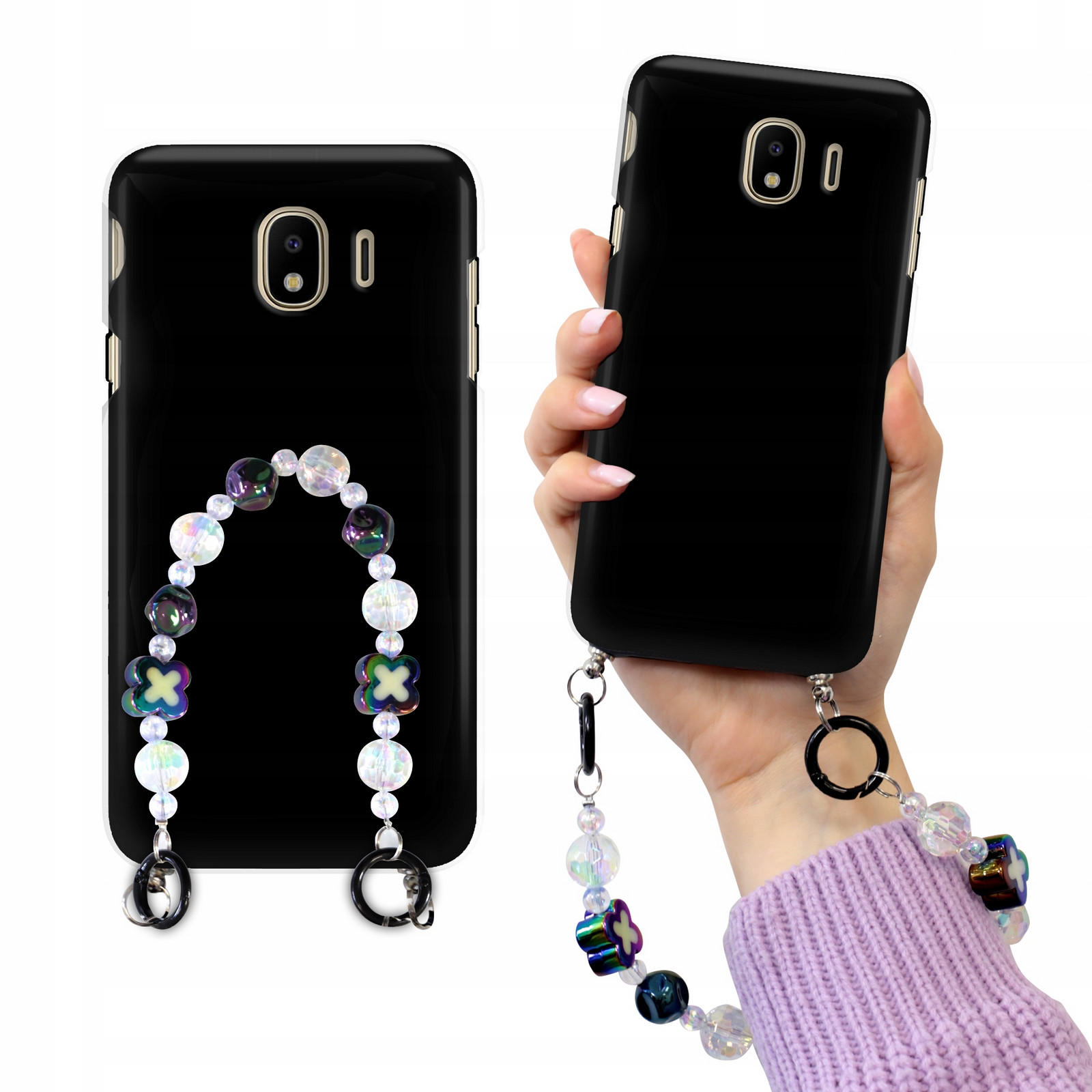 Pouzdro Matné Black Pro Samsung J4 2018 Korále Holo