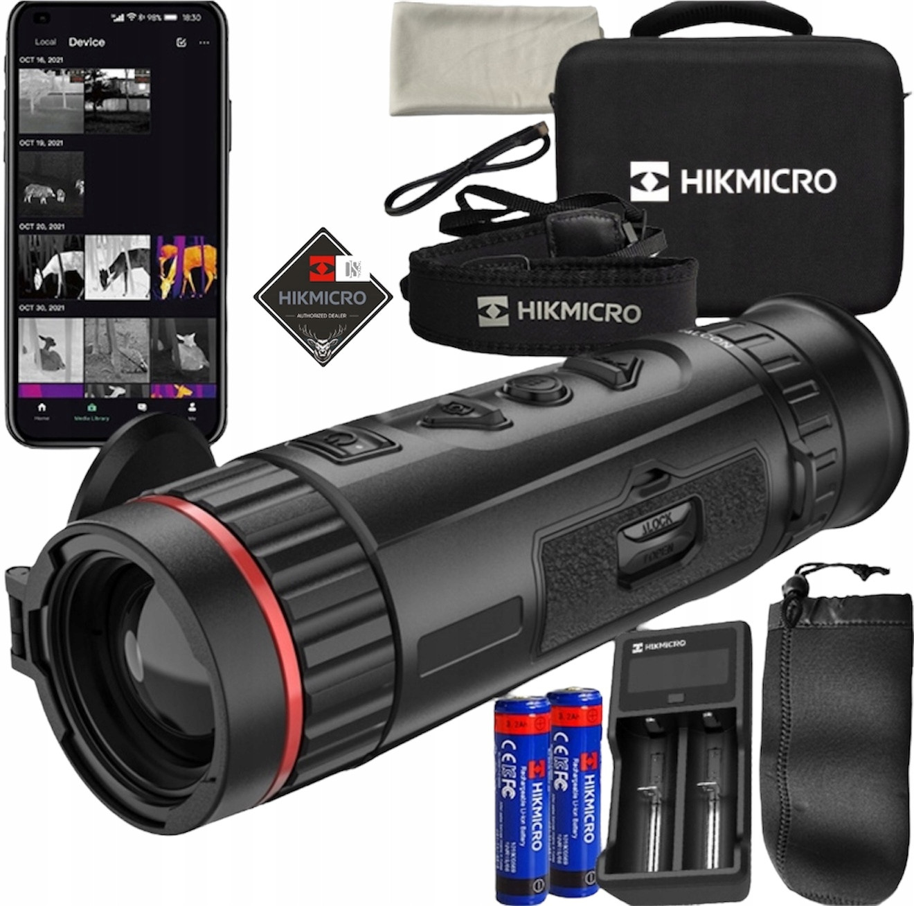 Termovizní kamera termovize Hikmicro bY Falcon FQ35 Set