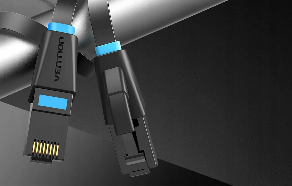 Vention Plochý Kabel Síťový Lan Ethernet Utp RJ45 Kat Cat 6 50m