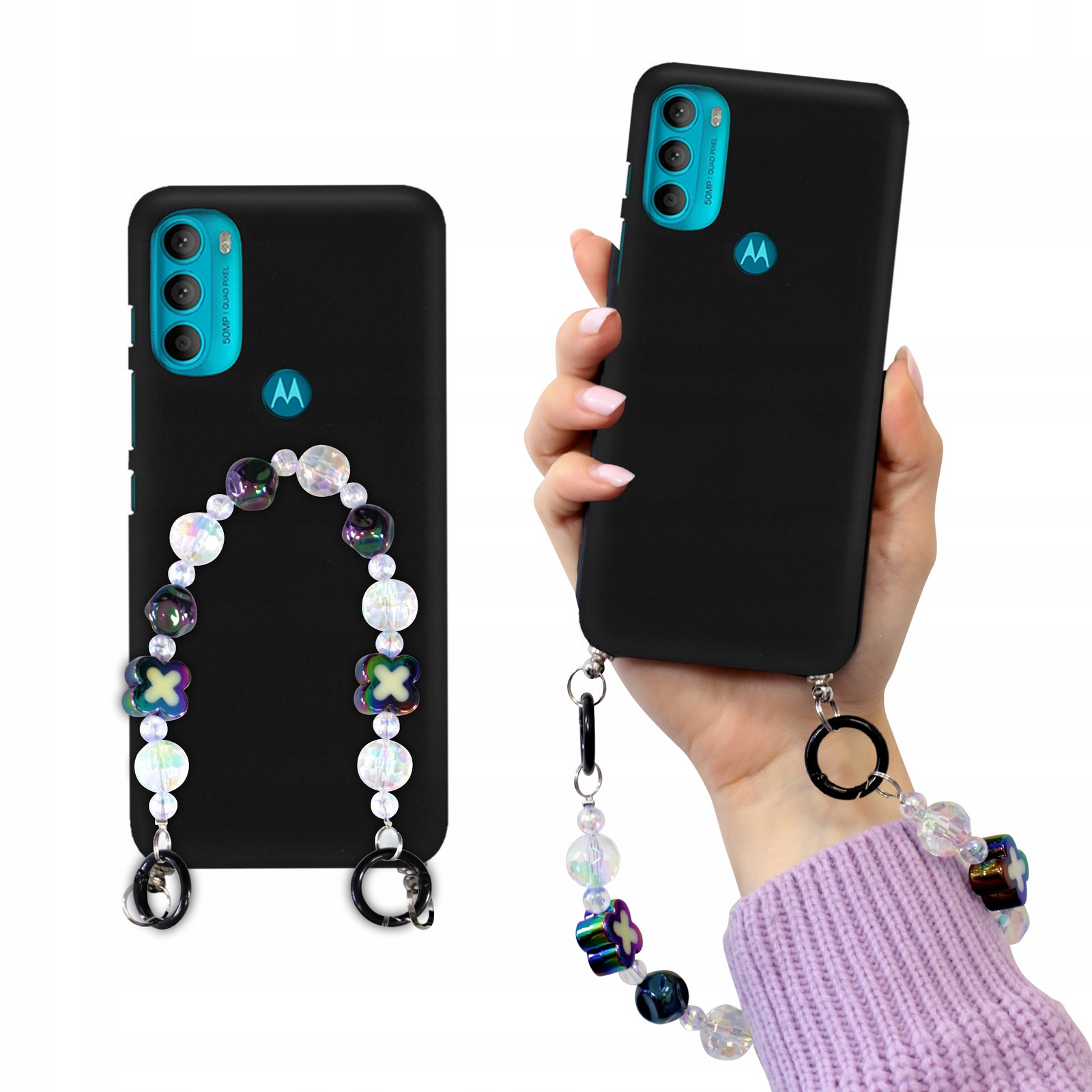 Pouzdro Matné Black Pro Motorola G71 5G Korále Holo