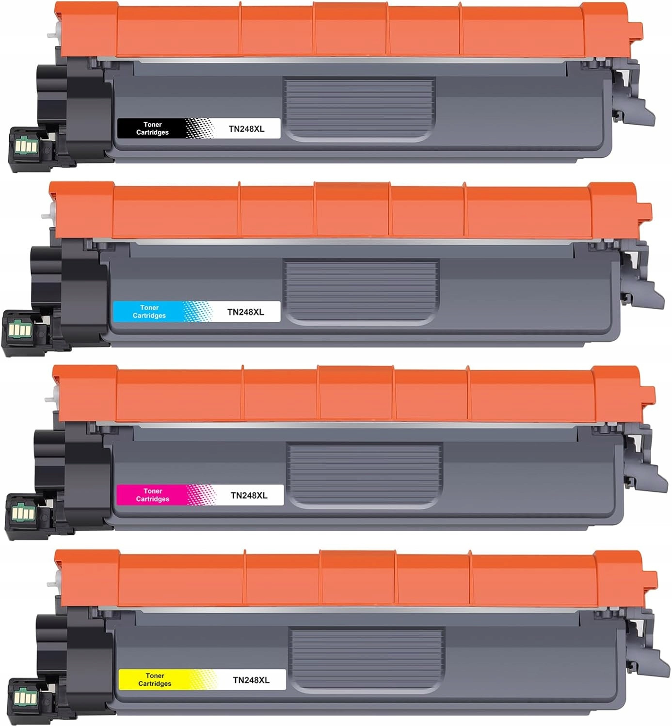 Toner Pro Brothr TN248 TN248XL Sada 4 Kusů Cmyk +čip