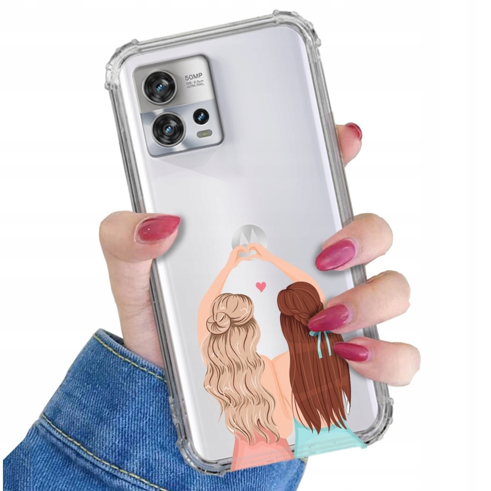 Pouzdro Antishock Pro Motorola Edge S30 Pro Case Ženské Jemné MIX Vzory