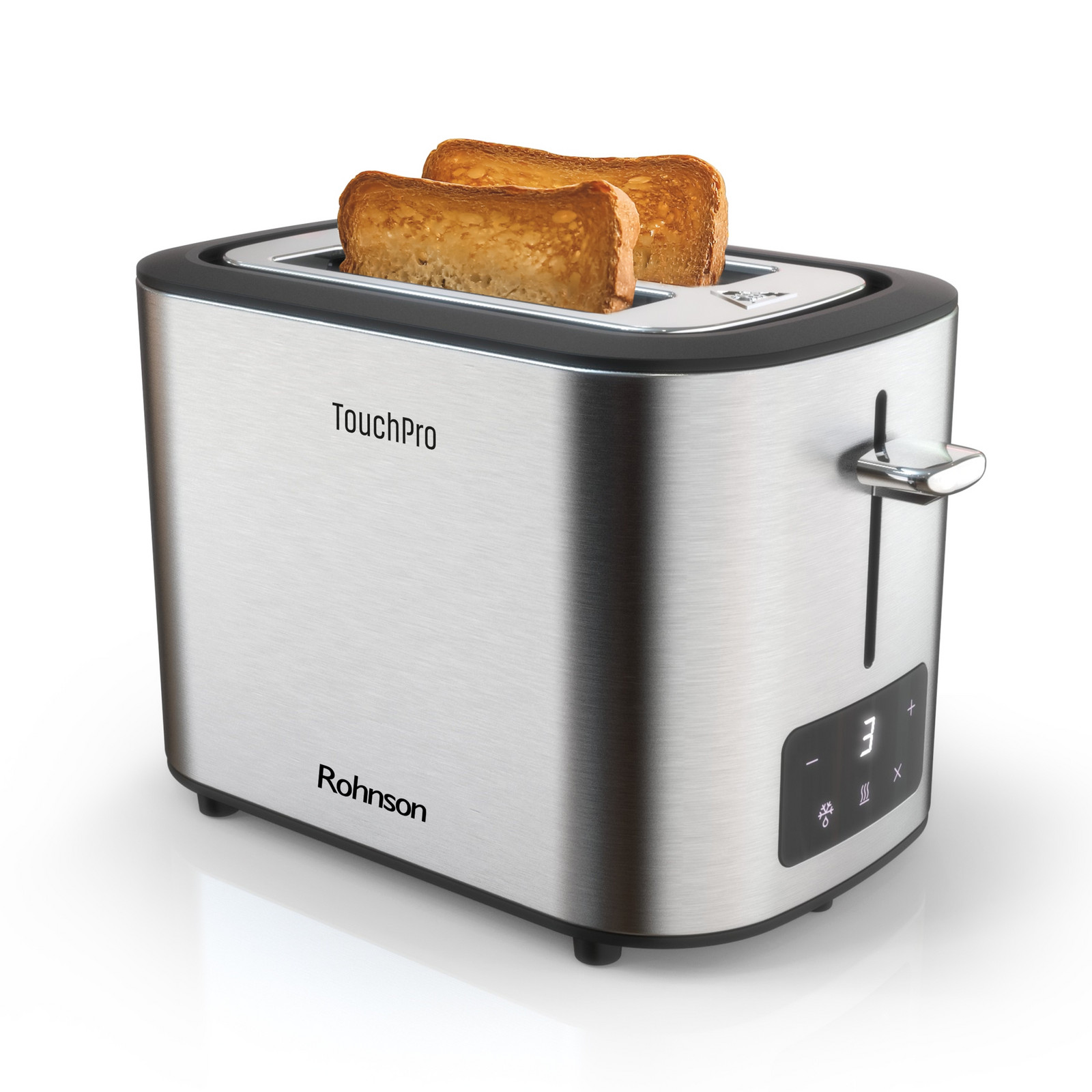 Toustovač Rohnson R-222T TouchPro stříbrný/šedý 800 W