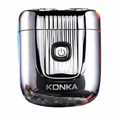 Mini Kompaktní Holicí Strojek Na Vousy, Cestovní, Stříbrný