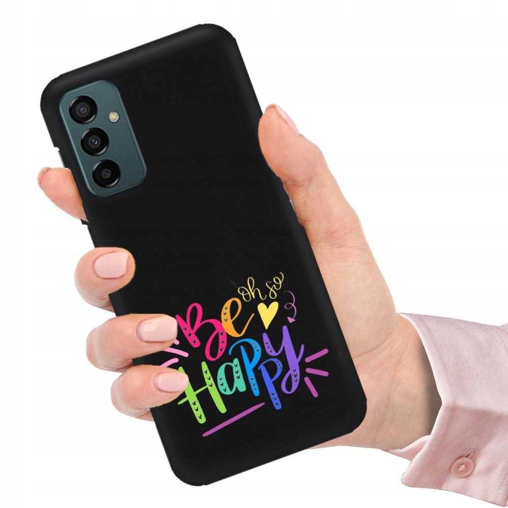 Pouzdro Matné Černé Pro Samsung M23 5G Ženské Vzory