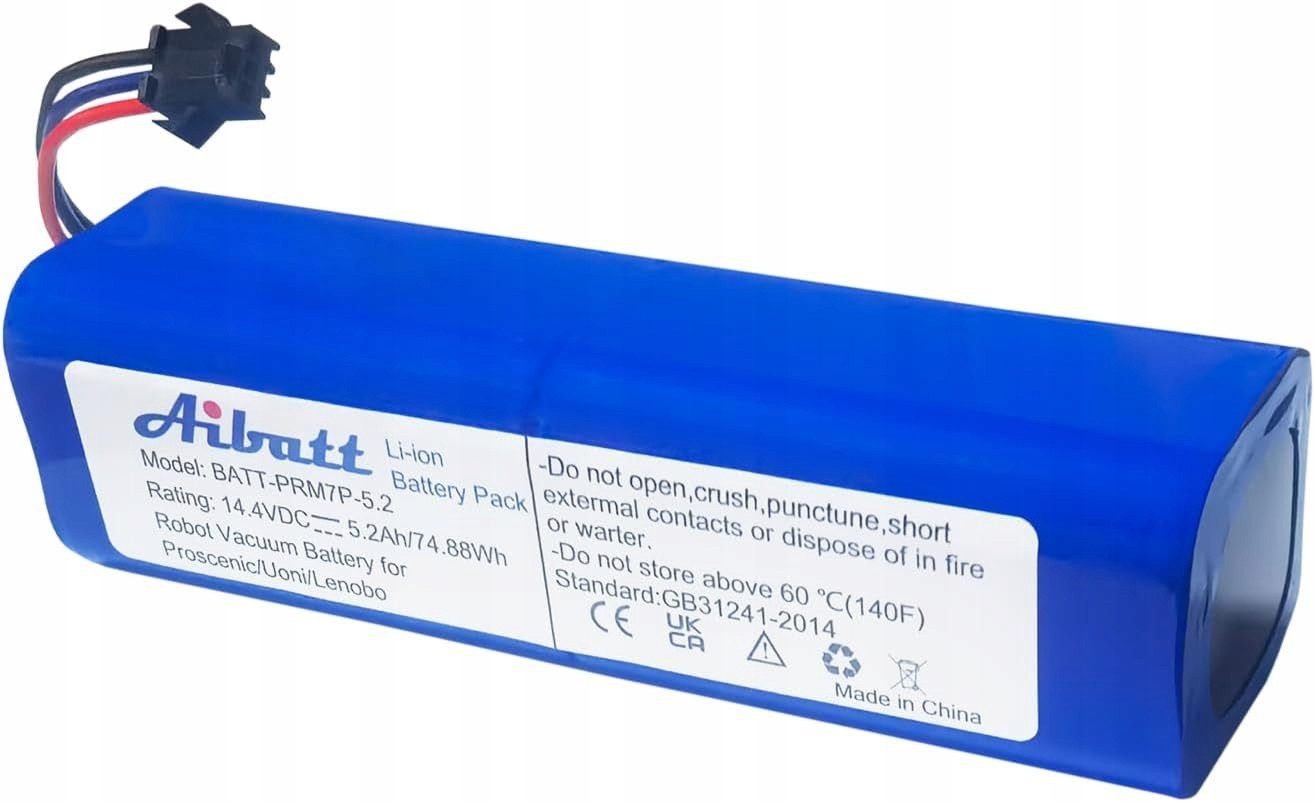 Akumulátor 14,4 V 5200 mAh, pro Lenovo LR1/Lydsto R1/Xiaomi Viomi S9