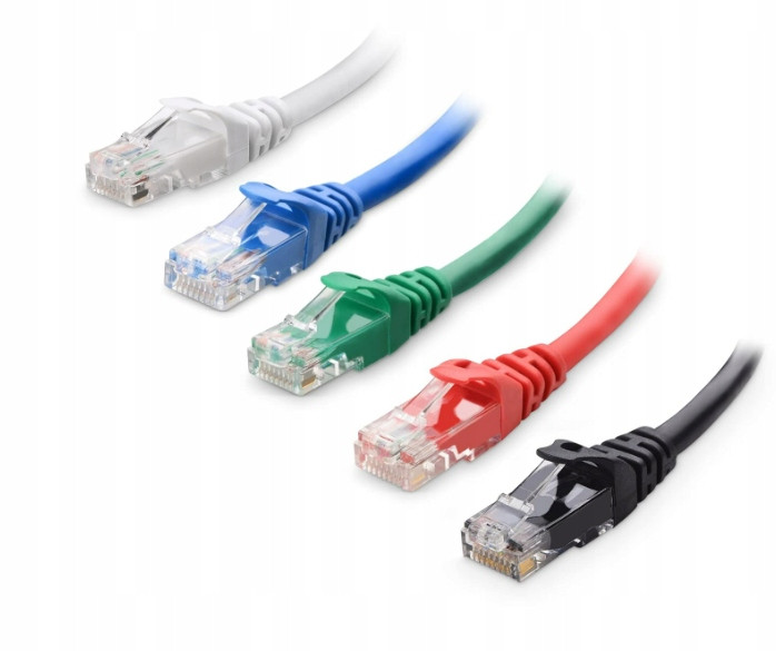 Cable Matters Ethernet Lan CAT6 5 Kusů 0.3M Barevné 24AWG