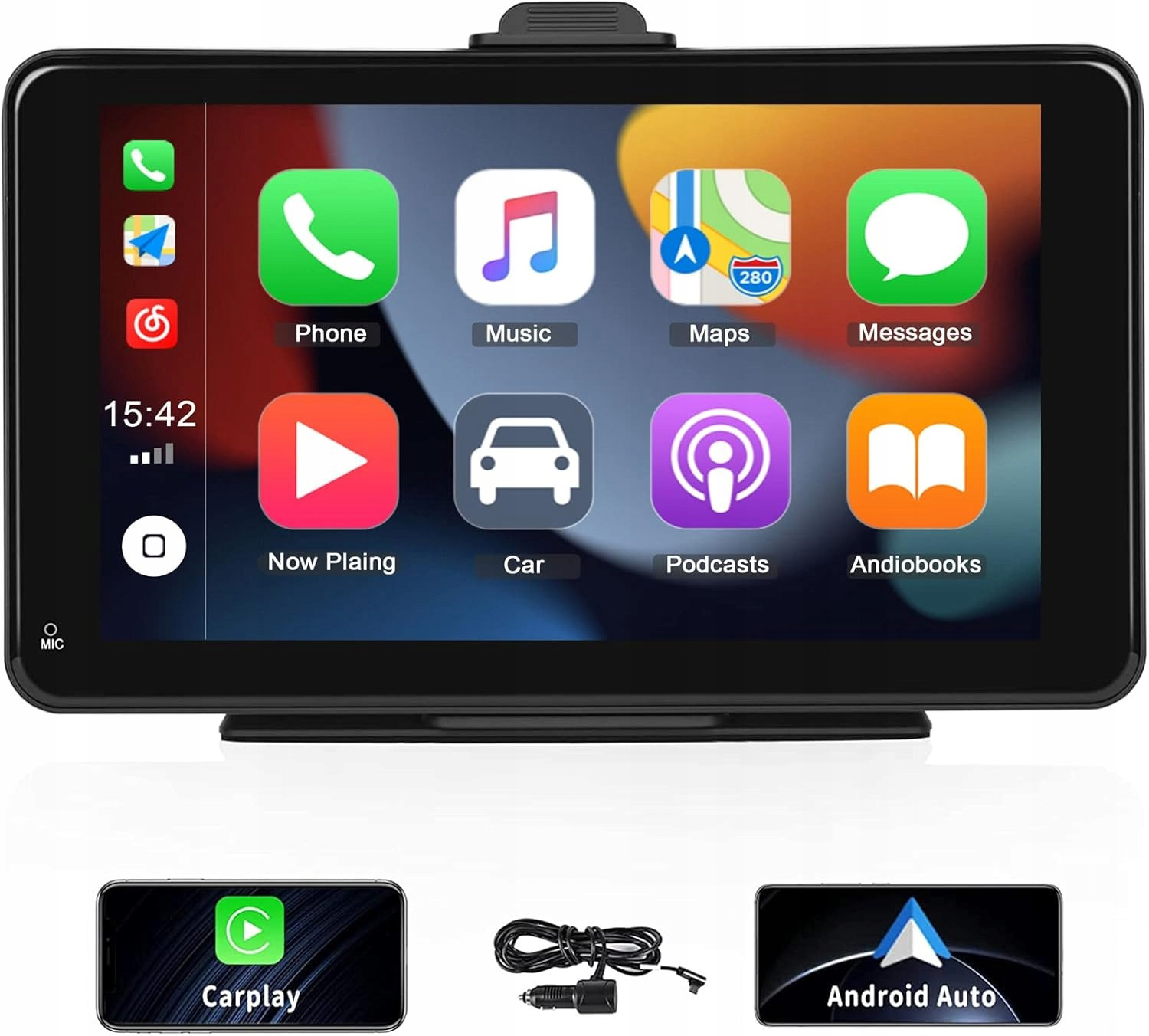 Android Carplay 7'' Autorádio Na Palubní Desku Bt Camecho