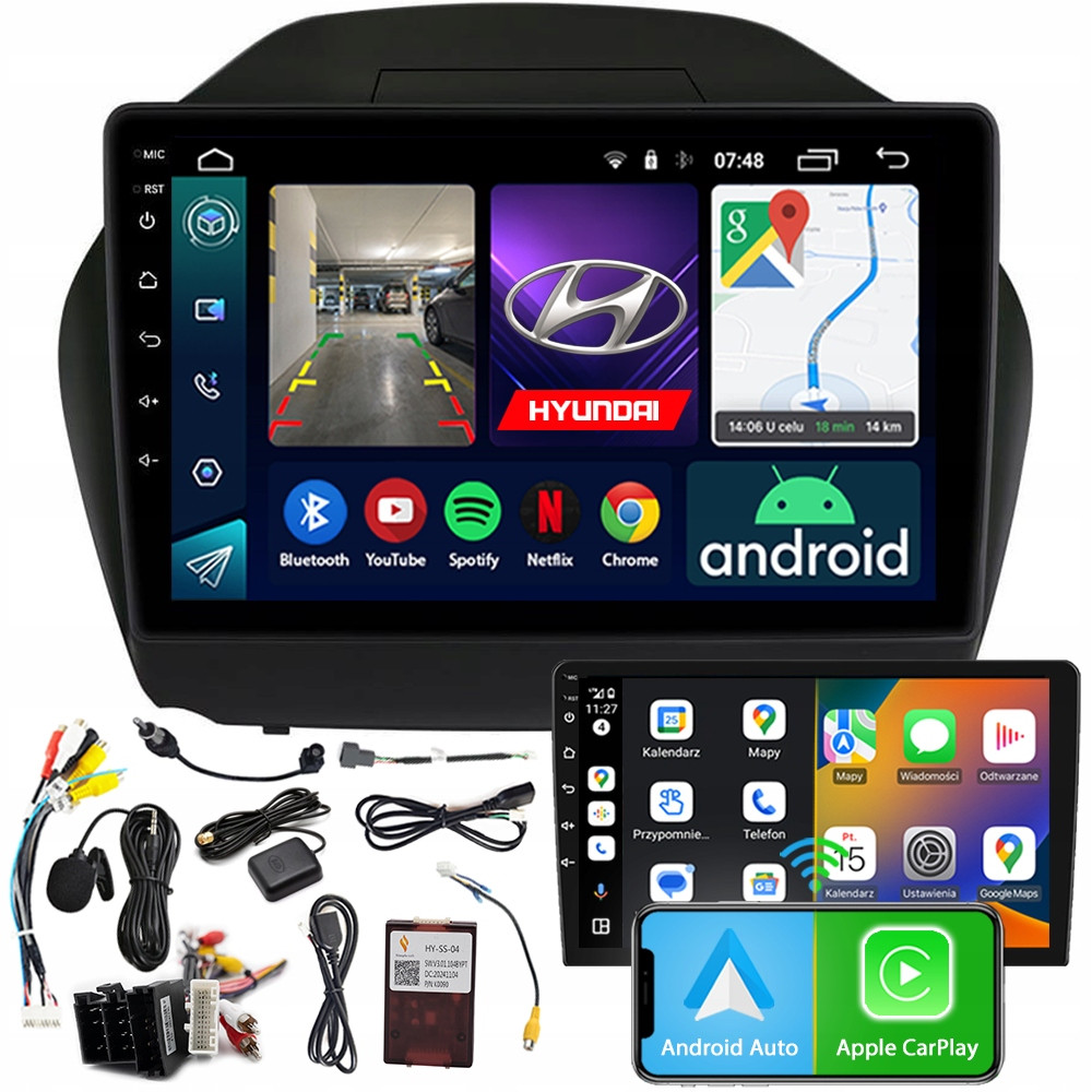 Rádio Navigace Android RS-305 Hyundai IX35 2009-2015 Can-bus 2GB 9