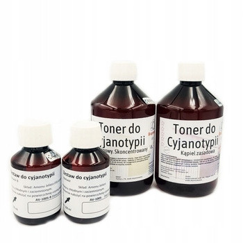 Sada na kyanotypii Toner (hnědý) 2x100ml 2x500ml