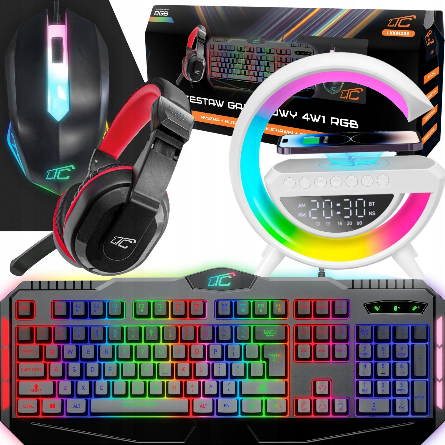 dárek Ke Den dětí Pro Chlapce Dívky Klávesnice Myška Lampička