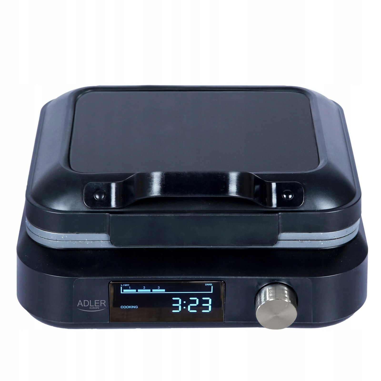 Vaflovač pro 2 velké křupavé vafle Silný 2200 W Regulace teploty Displej