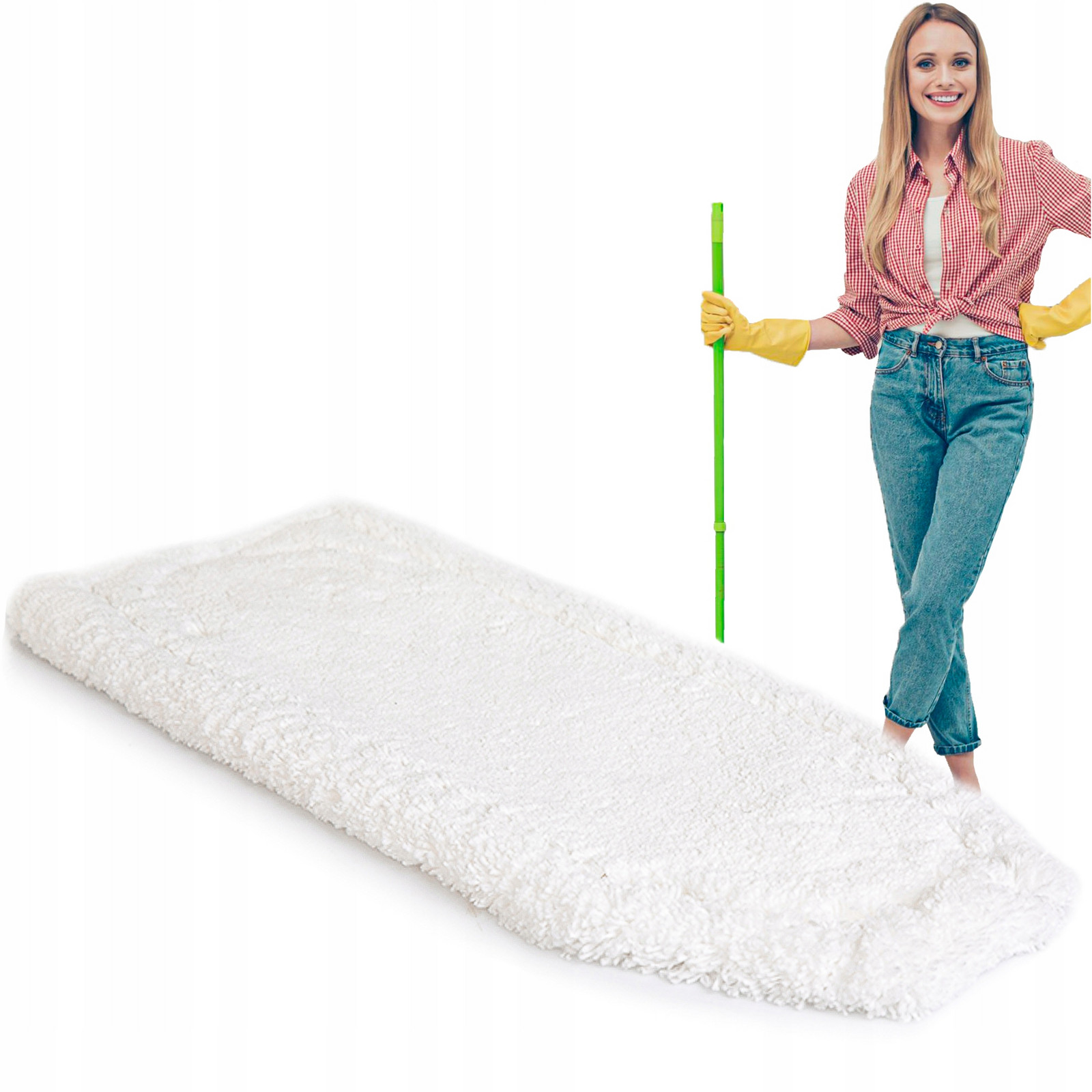 Mop Polštář Bílá Nova Univerzální pro úklid Raypath