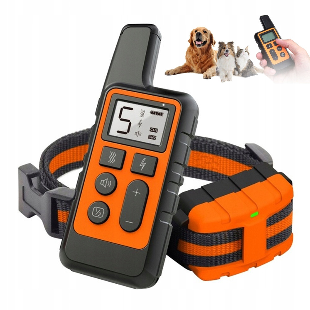 Elektrický Výcvikový Obojek LCD Pro Psa, 3 Režimy, Voděodolný S Dálkovým Ovládáním