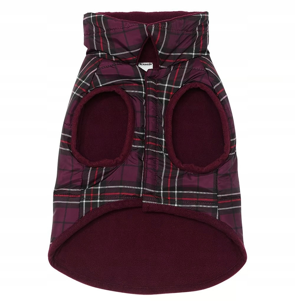 Bunda pro psa Victoria's Secret Pink péřová s fleecem vínová velikost S