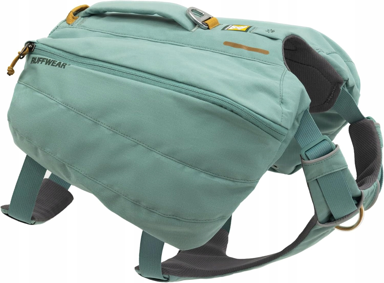 Ruffwear Front Range Day Pack, střední postroj pro psy s kapsami a uchy