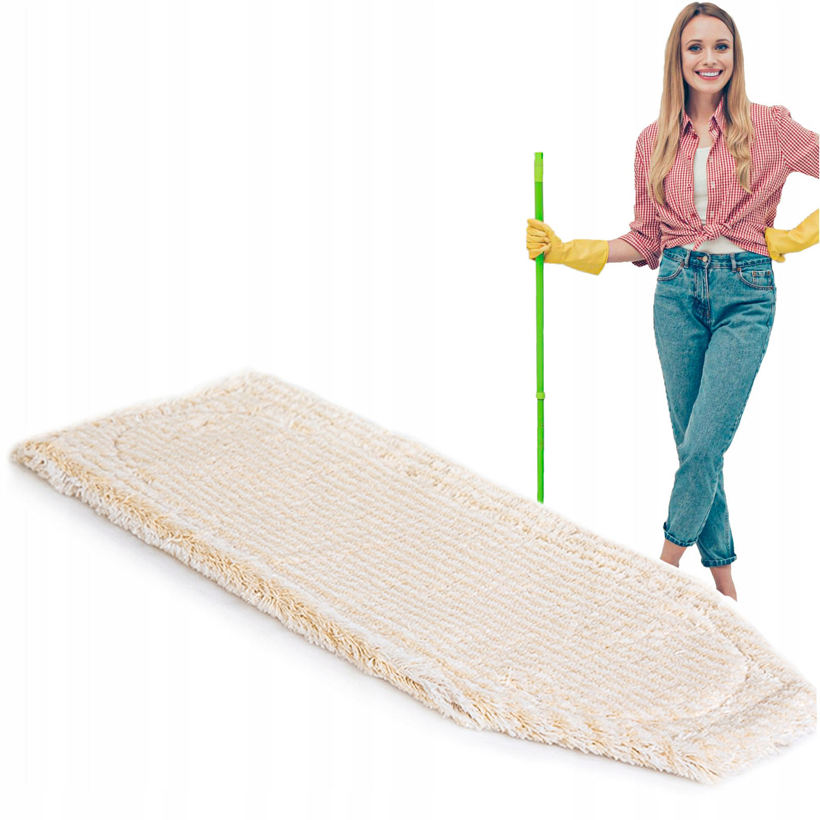 Mop Polštář polštář Univerzální Béžový pro úklid Bez Chemie Raypath