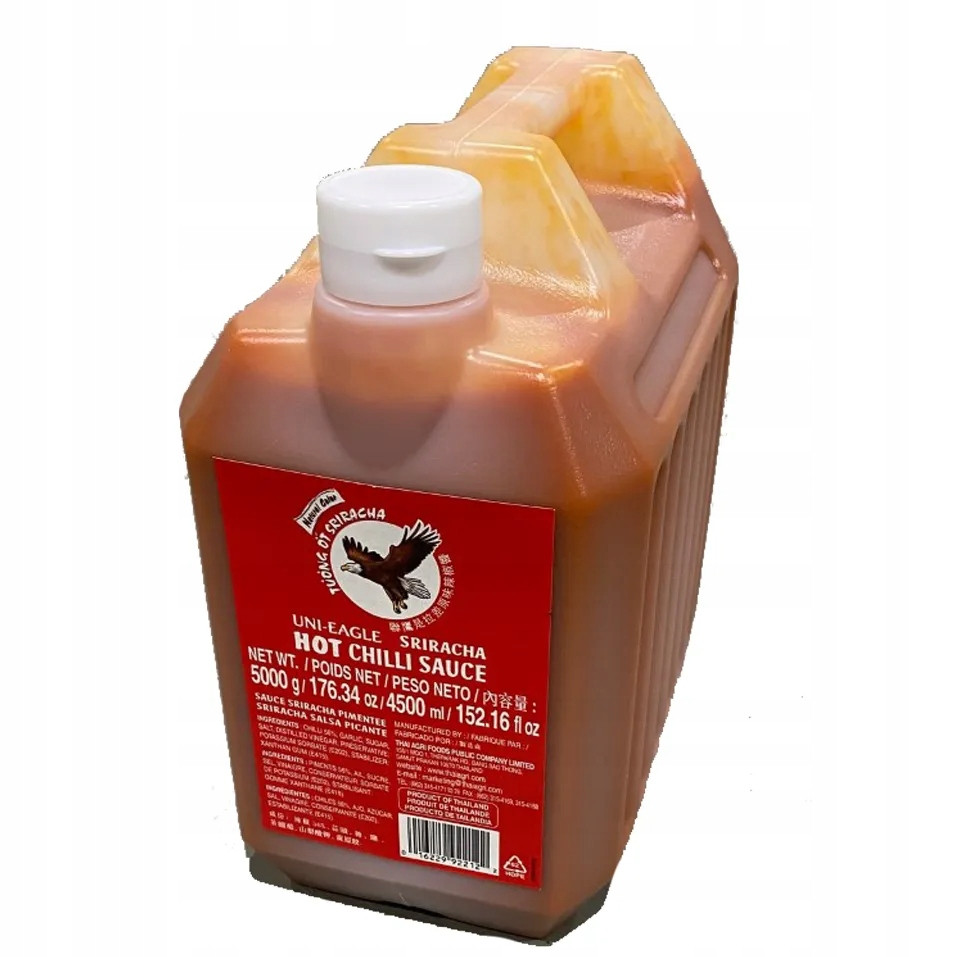 Sriracha Hot Chili Sauce Uni-Eagle Brand 4,5L