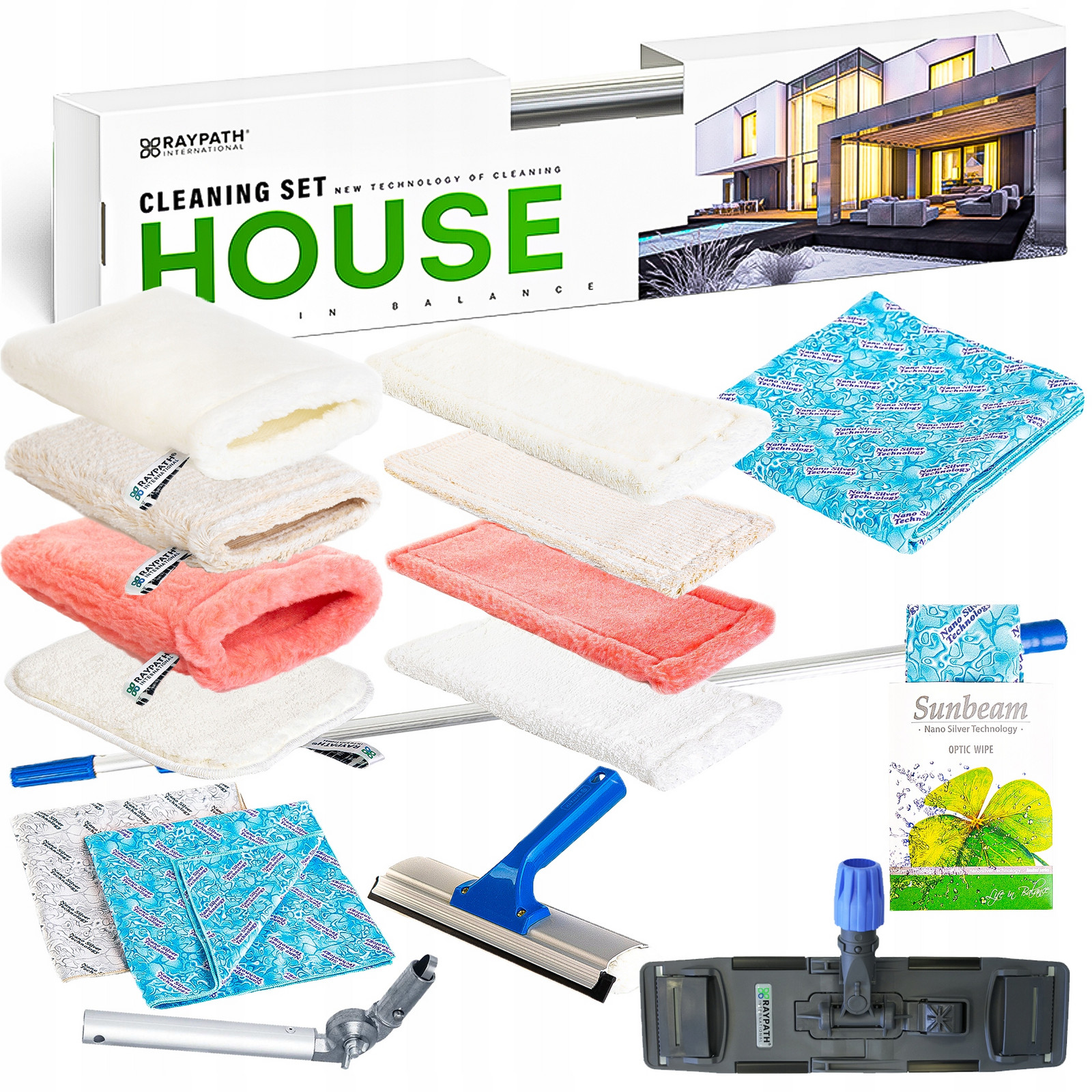 Úklidová sada Pro Čistící Kompletní Základní Domácí Raypath
