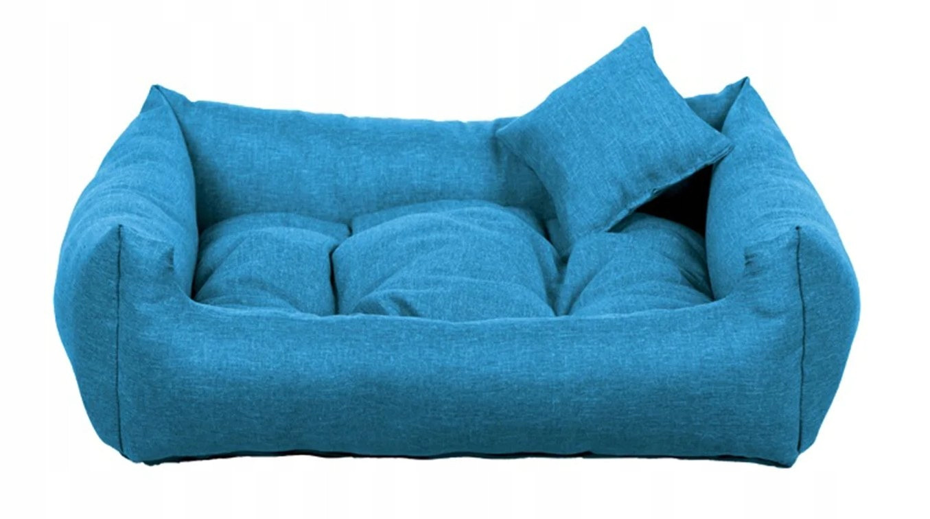 Sawana obdélníkový pelech pro psa, modrý 110 cm x 90 cm