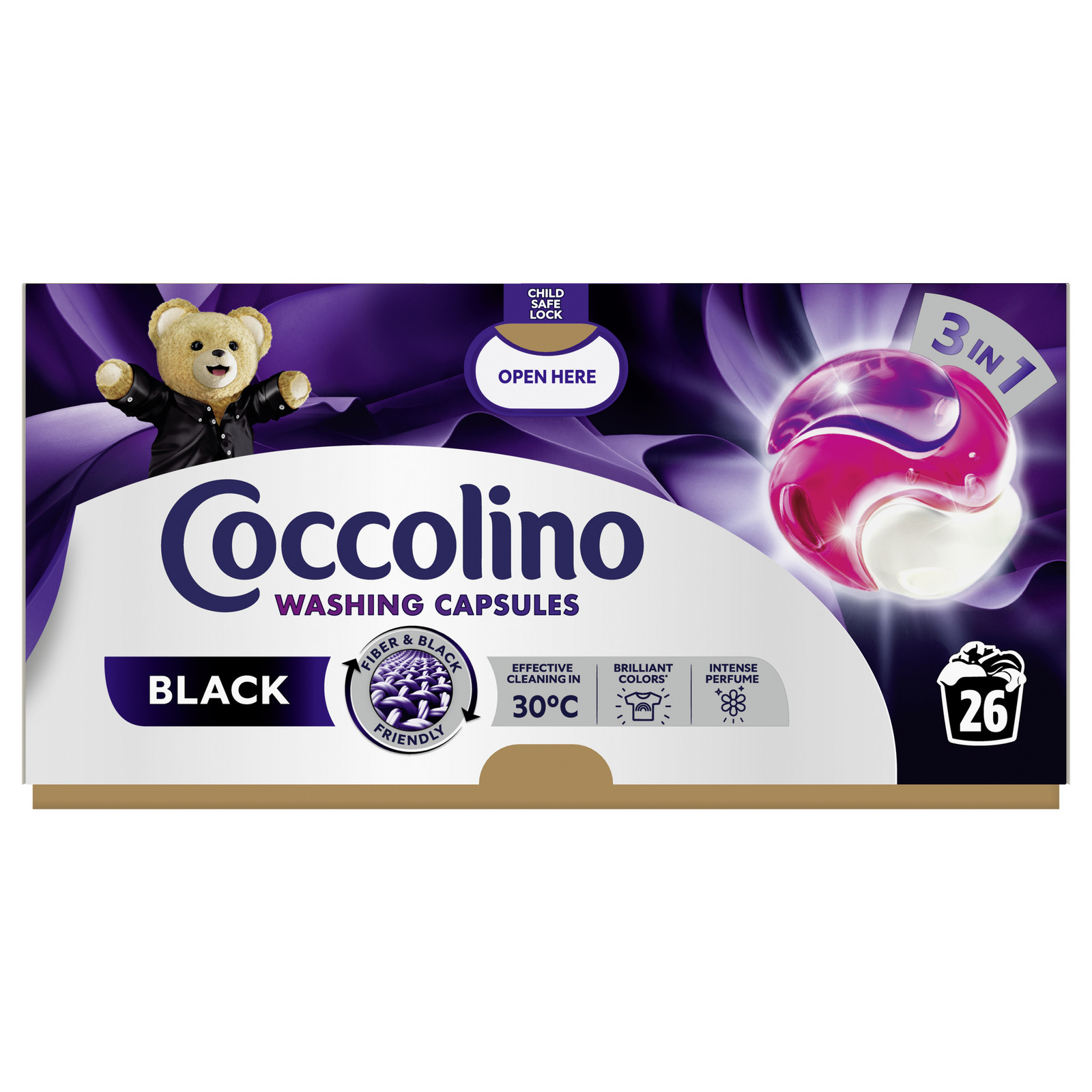 Kapsle na praní Coccolino Care Black 26 ks