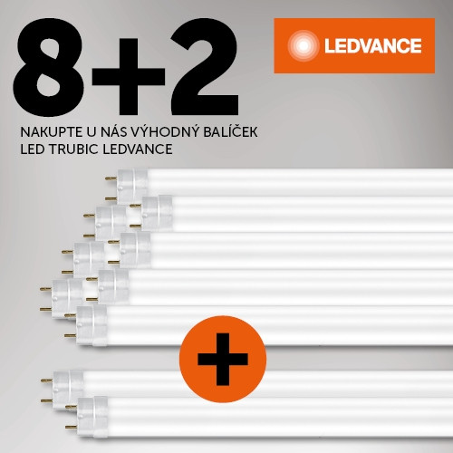 LED trubice zářivka LEDVANCE SubstiTUBE ENTRY T8 EM 120cm 16W (36W) 4000K neutrální bílá G13 výhodné balení 8+2ks