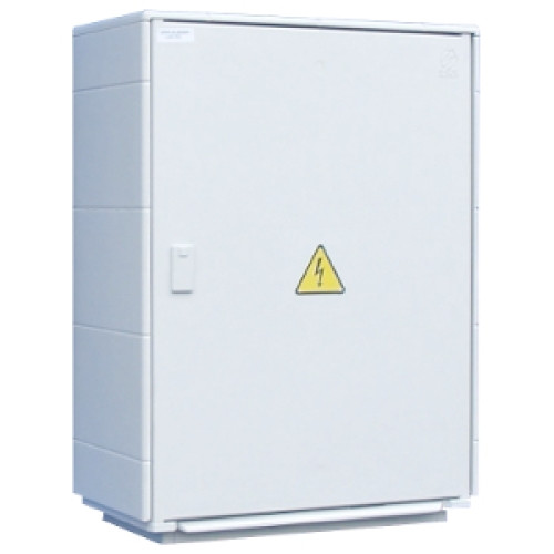 Elektroměrový rozvaděč pro fotovoltaiku DCK ER212/NVP7P 63A/QM s vypínačem šedý pro ČEZ, EGD (E.ON)