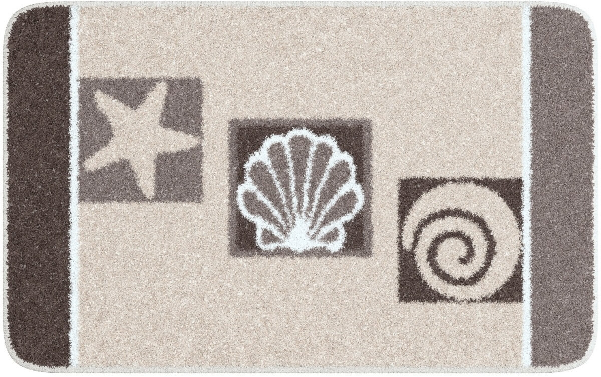 LineaDue AQUATICA - Koupelnová předložka taupe Rozměr: 50x80 cm