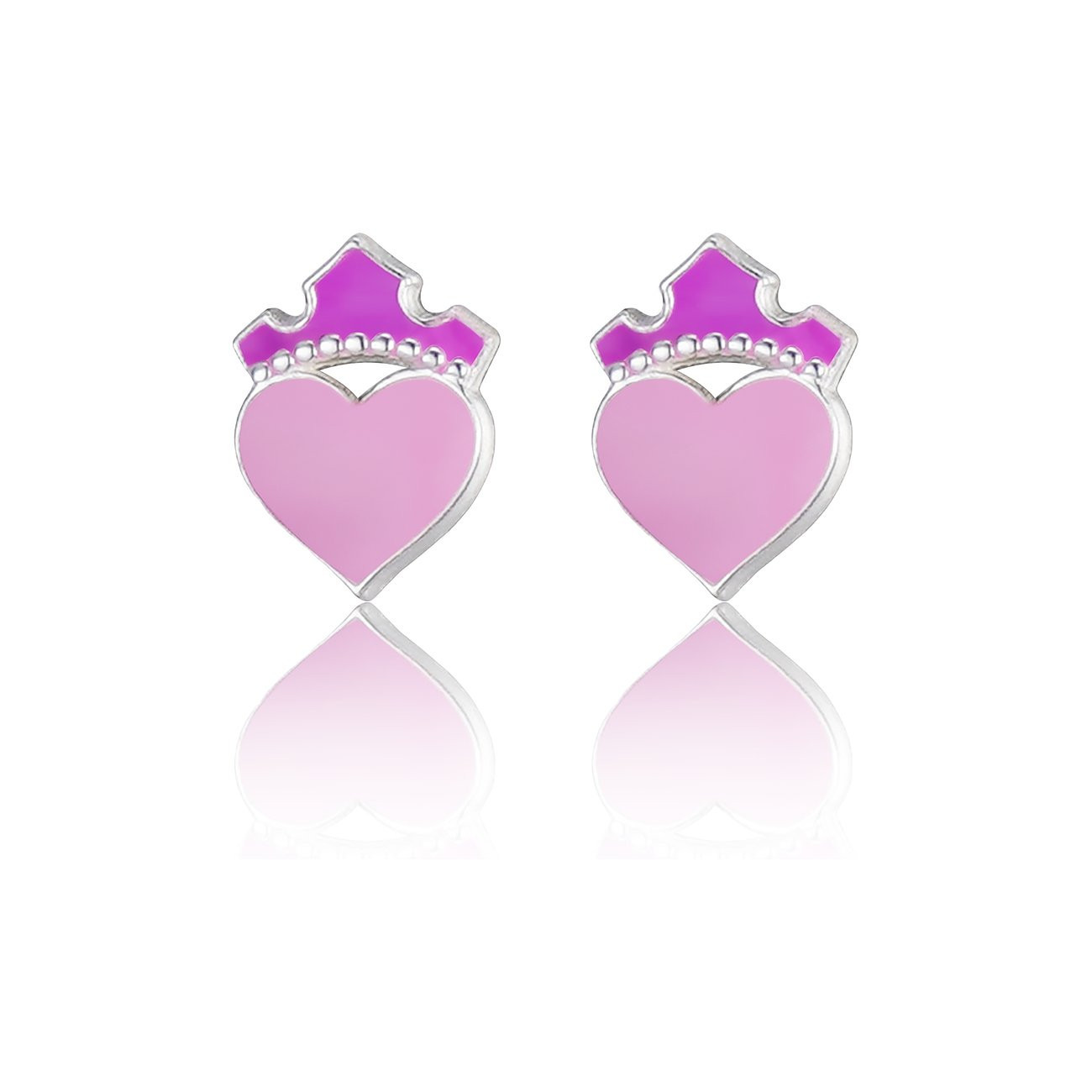 Disney Slušivé stříbrné náušnice Šípková Růženka Mini ES00106SL.CS