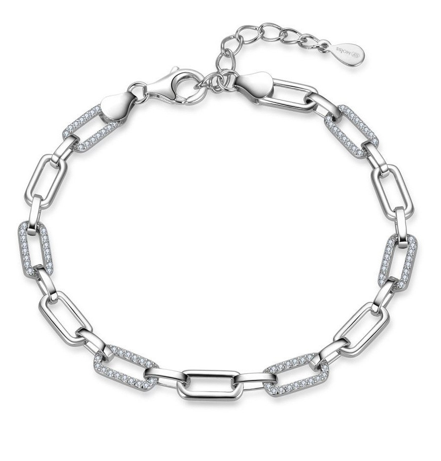 MOISS Výrazný stříbrný náramek pro ženy B0001014