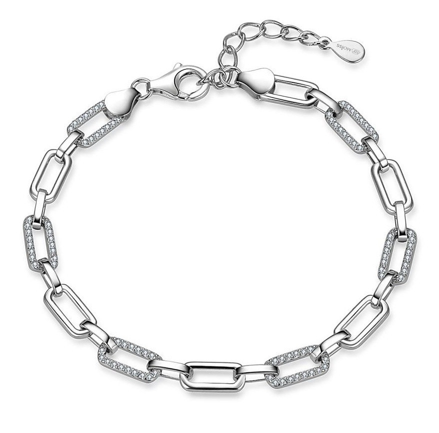 MOISS Stylový stříbrný náramek pro ženy B0000383