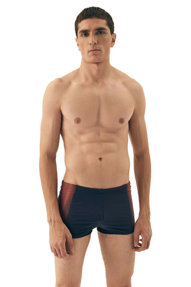 Pánské plavky 42607 Radon blue - HENDERSON - 4XL - tmavě modrá