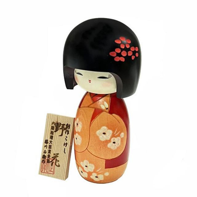 Japonská panenka Kokeshi Nobana, 16 cm