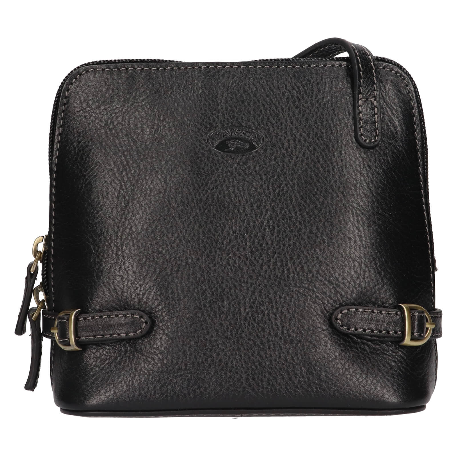 Kožená dámská crosbody kabelka Katana Essi - černá