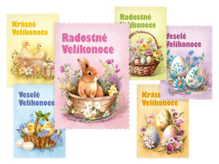 Pohlednice velikonoce 130 C výsek