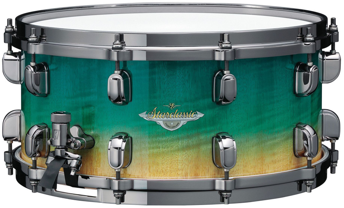 Tama MES1465B-VMMF Starclassic Maple Exotic 14”x6,5” - Marine Shoreline Movingui Fade/Black Nickel HW