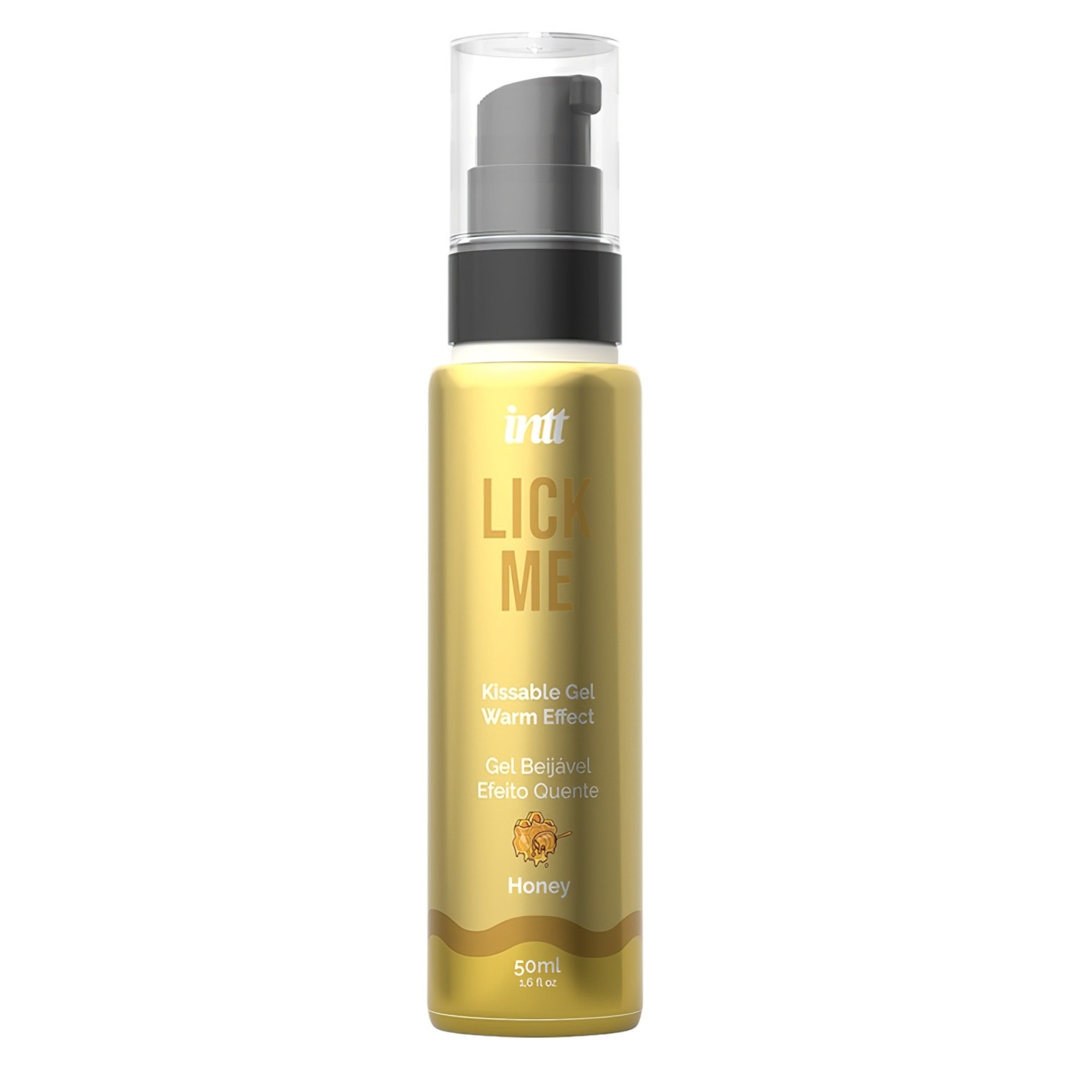 Intt Lick Me - hřejivý lubrikační gel s medovou příchutí (50ml)