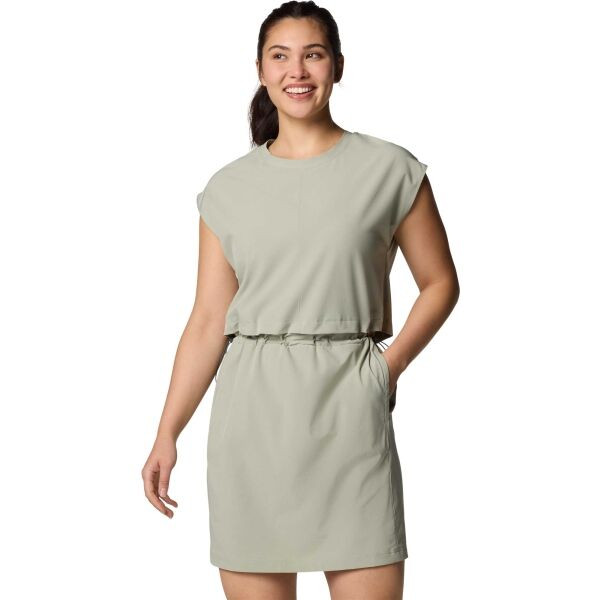 Columbia BOUNDLESS BEAUTY™ DRESS II Dámské šaty, khaki, velikost