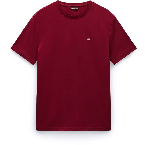 Napapijri SALIS Pánské tričko, vínová, velikost