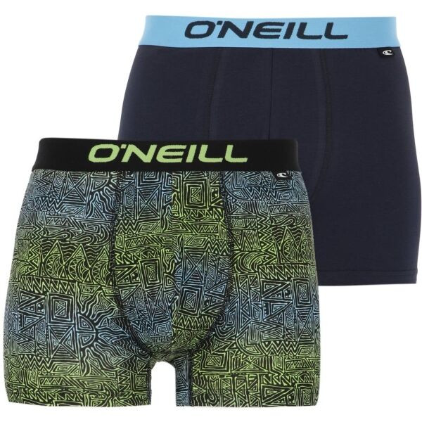 O'Neill BOXERSHORTS 2-PACK Pánské boxerky, zelená, velikost